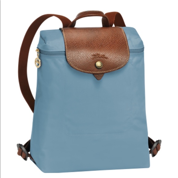 longchamp backpack light blue